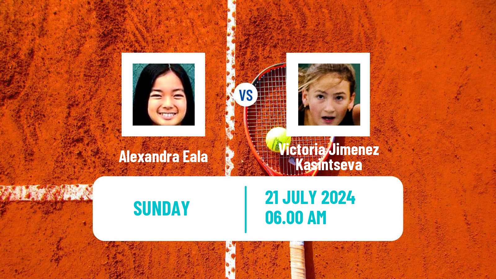 Tennis ITF W100 Vitoria Gasteiz Women Alexandra Eala - Victoria Jimenez Kasintseva