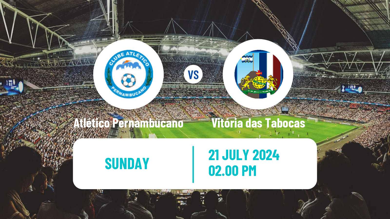 Soccer Brazilian Pernambucano 2 Atlético Pernambucano - Vitória das Tabocas