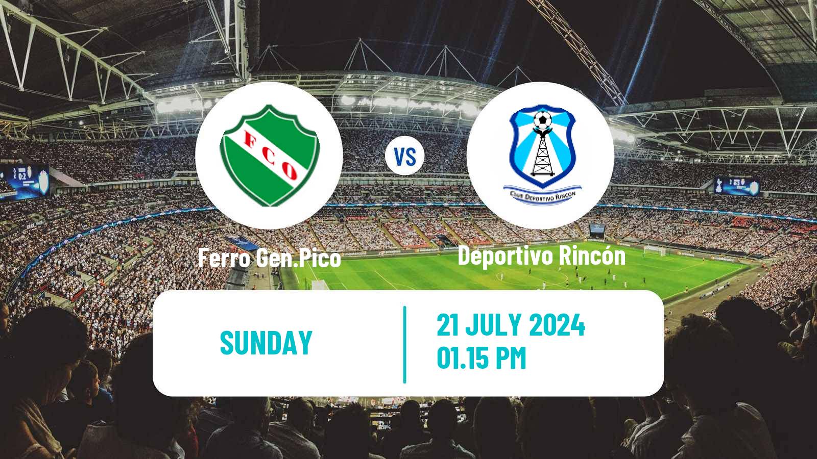 Soccer Argentinian Torneo Federal Ferro Gen.Pico - Deportivo Rincón