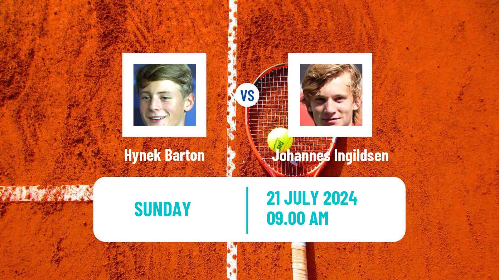 Tennis Tampere Challenger Men Hynek Barton - Johannes Ingildsen