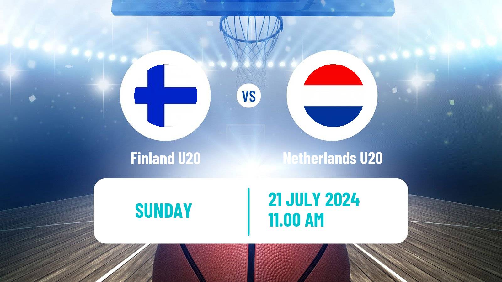 Basketball EuroBasket U20 B Finland U20 - Netherlands U20