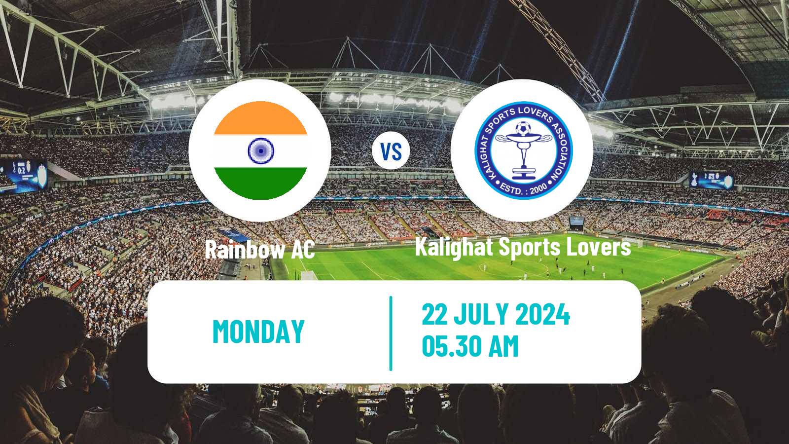 Soccer Calcutta Premier Division Rainbow - Kalighat Sports Lovers