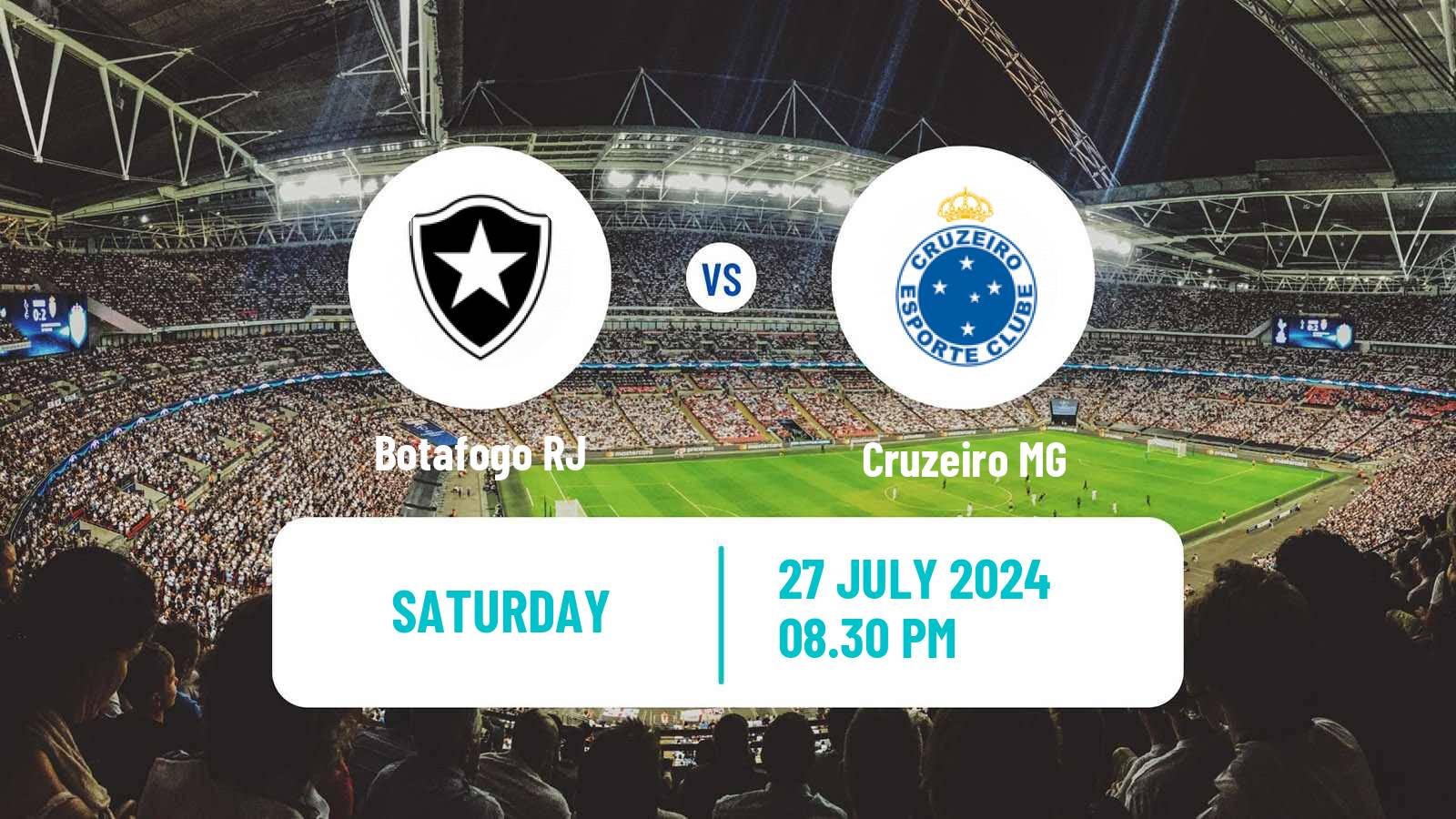Soccer Brazilian Serie A Botafogo RJ - Cruzeiro