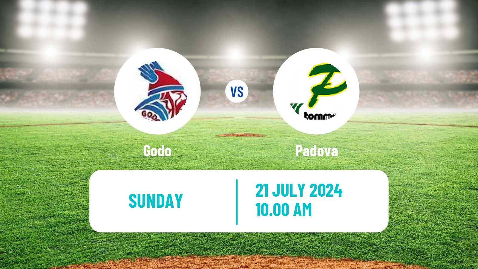 Baseball Italian Serie A1 Baseball Godo - Padova