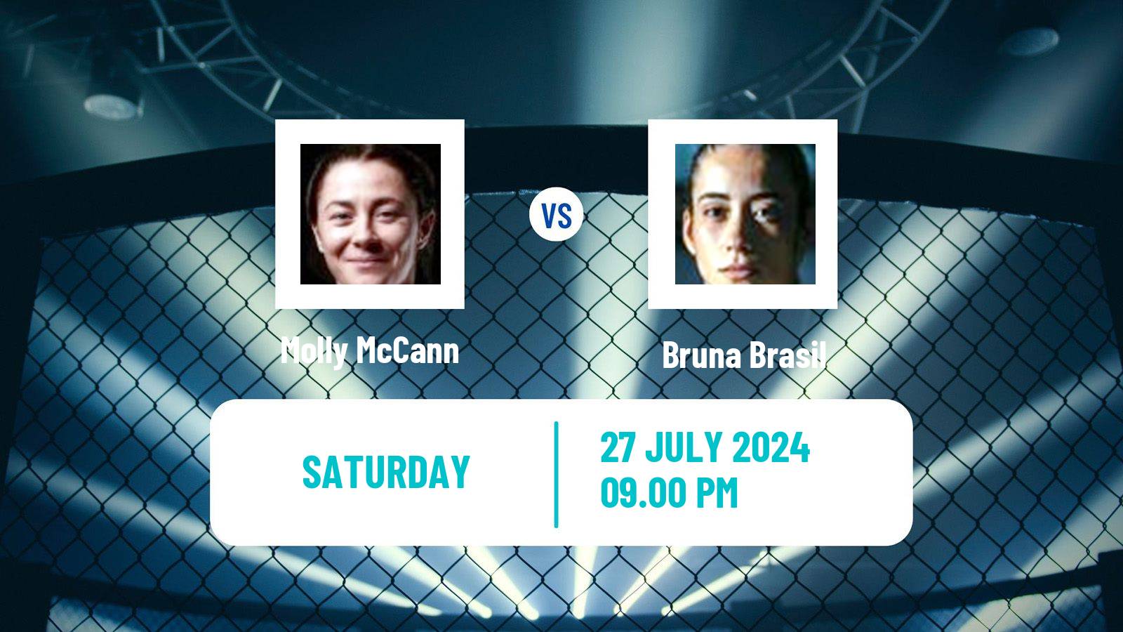 MMA Strawweight UFC Women Molly McCann - Bruna Brasil