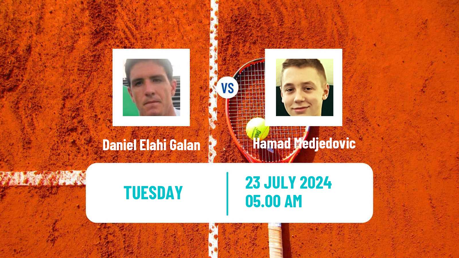 Tennis ATP Kitzbuhel Daniel Elahi Galan - Hamad Medjedovic
