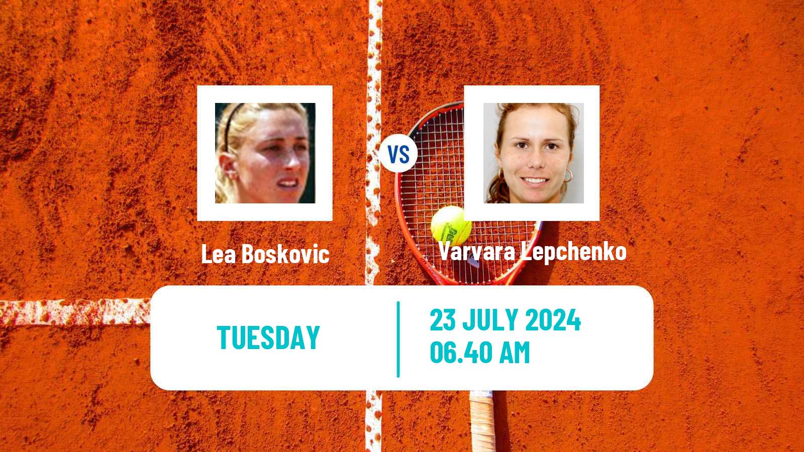 Tennis WTA Iasi Lea Boskovic - Varvara Lepchenko
