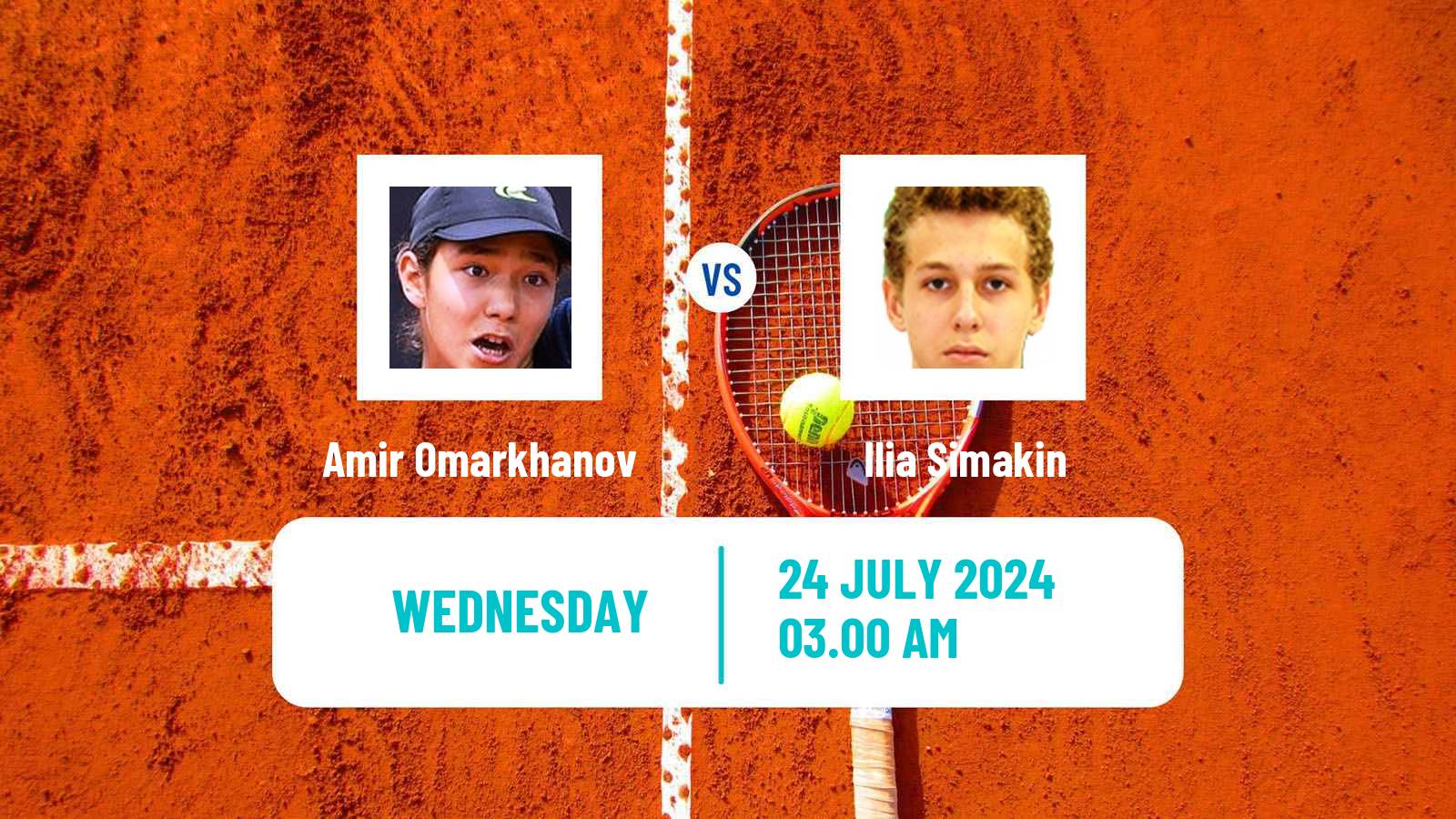 Tennis ITF M25 Astana Men Amir Omarkhanov - Ilia Simakin