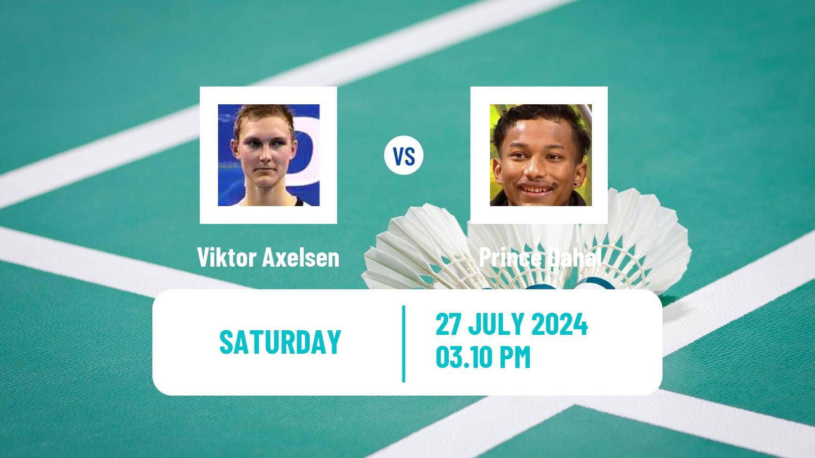 Badminton BWF Olympic Games Men Viktor Axelsen - Prince Dahal
