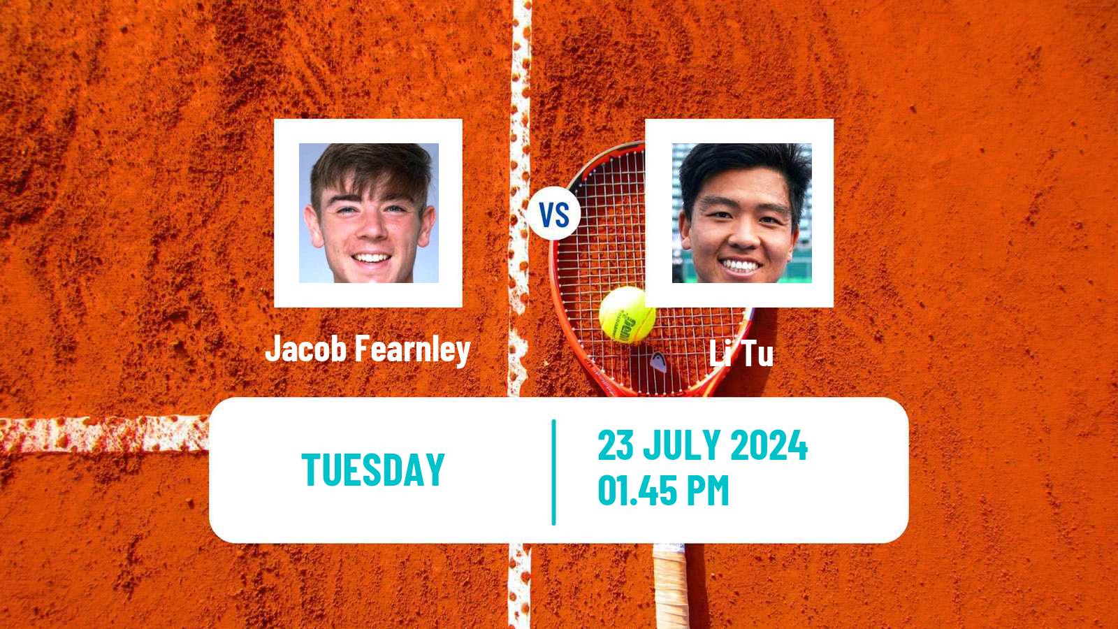 Tennis Chicago Challenger Men Jacob Fearnley - Li Tu