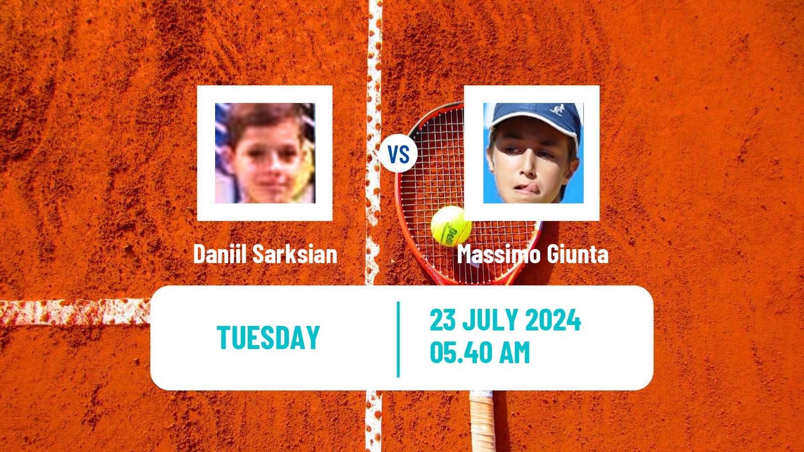 Tennis ITF M15 Monastir 30 Men 2024 Daniil Sarksian - Massimo Giunta