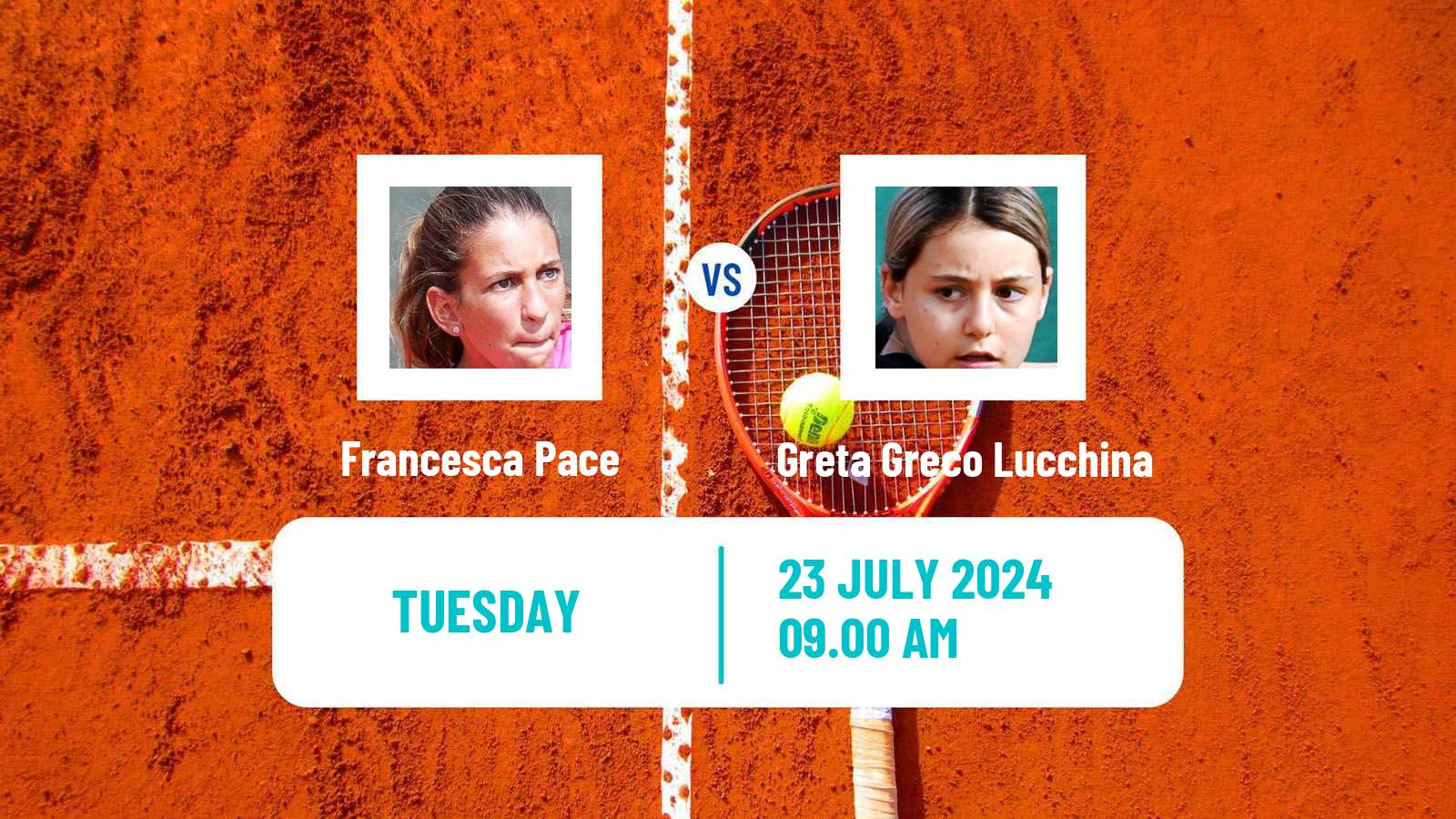 Tennis ITF W15 Viserba Women 2024 Francesca Pace - Greta Greco Lucchina