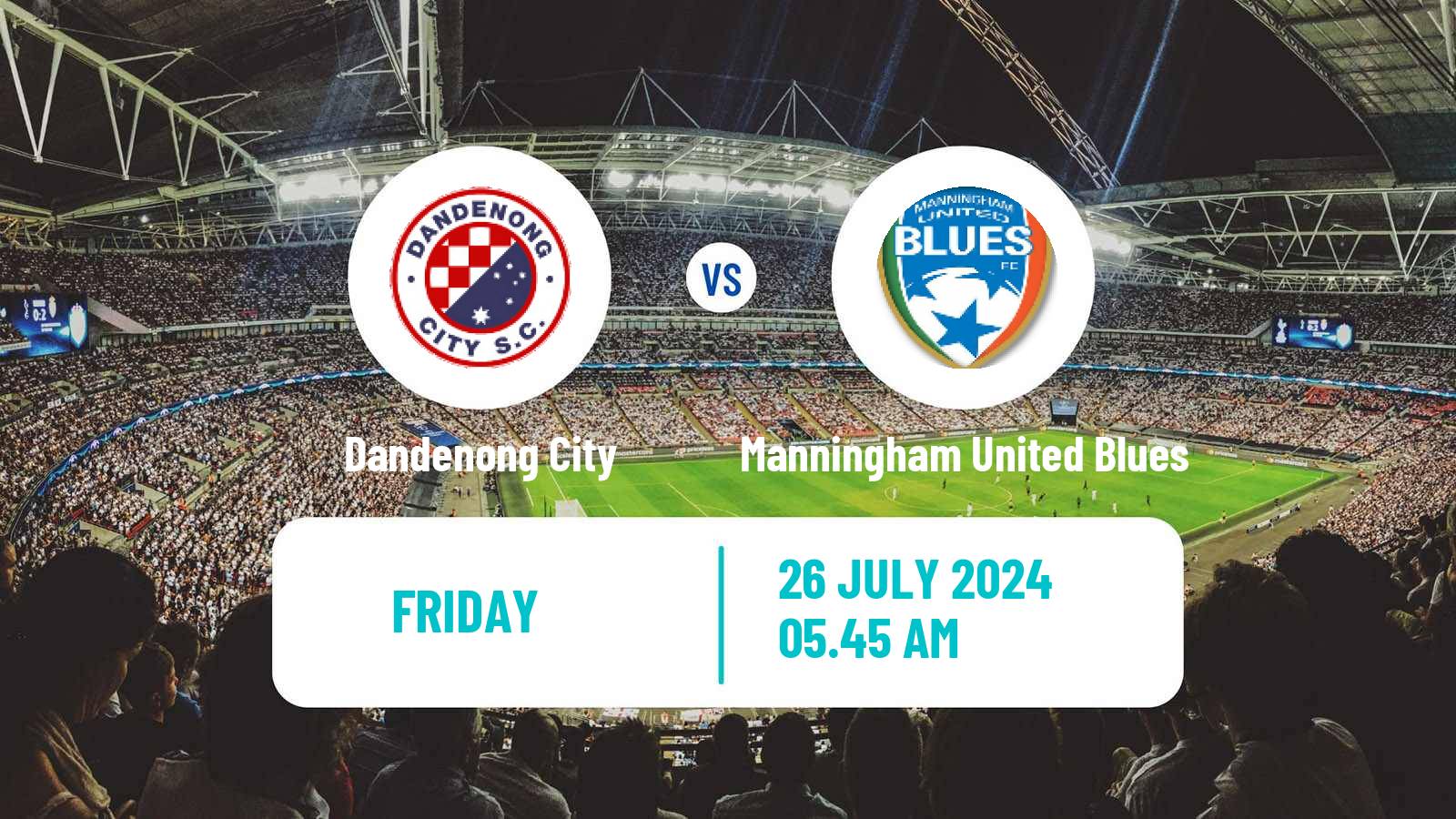 Soccer Australian NPL Victoria Dandenong City - Manningham United