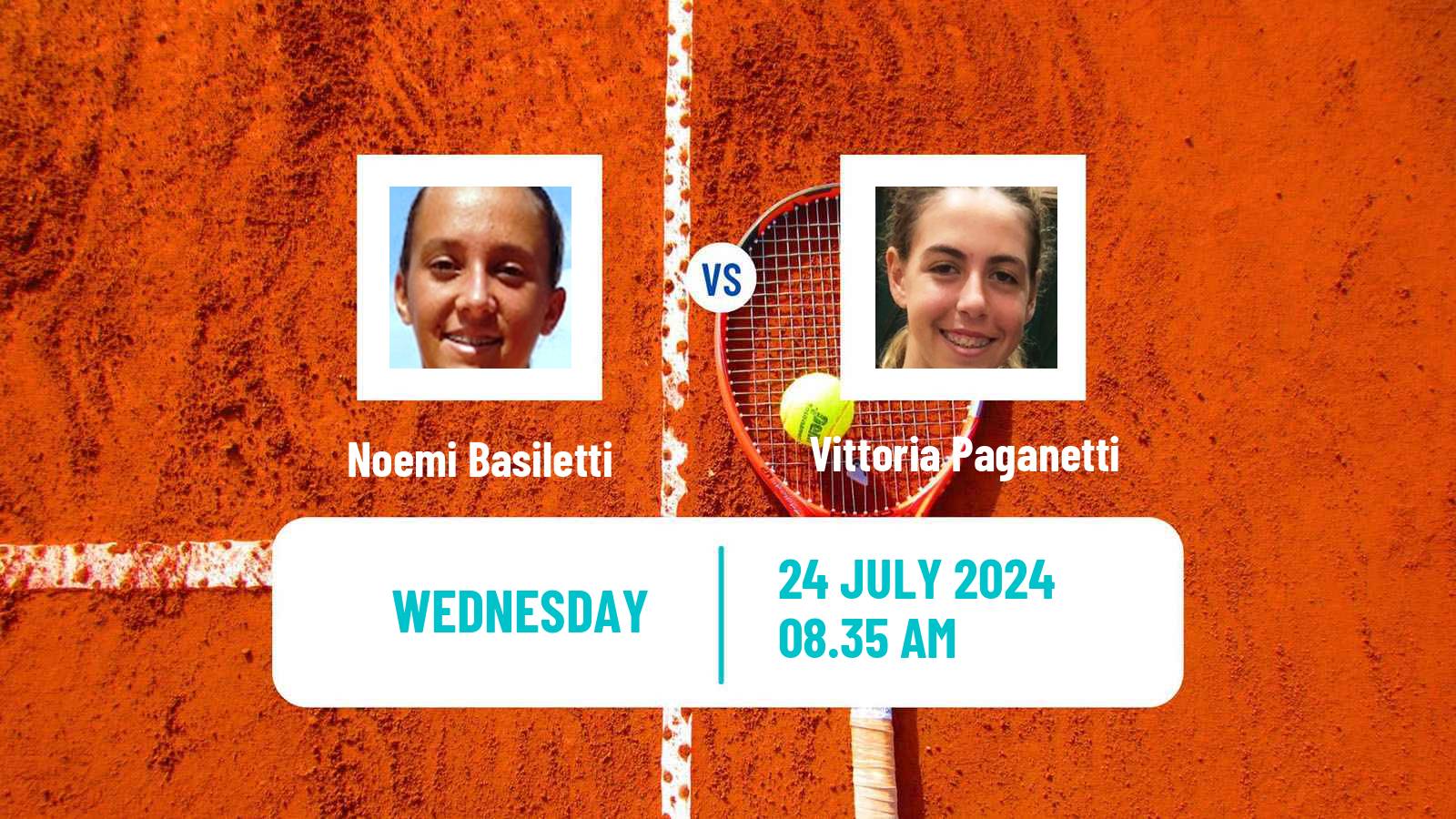 Tennis ITF W15 Viserba Women Noemi Basiletti - Vittoria Paganetti