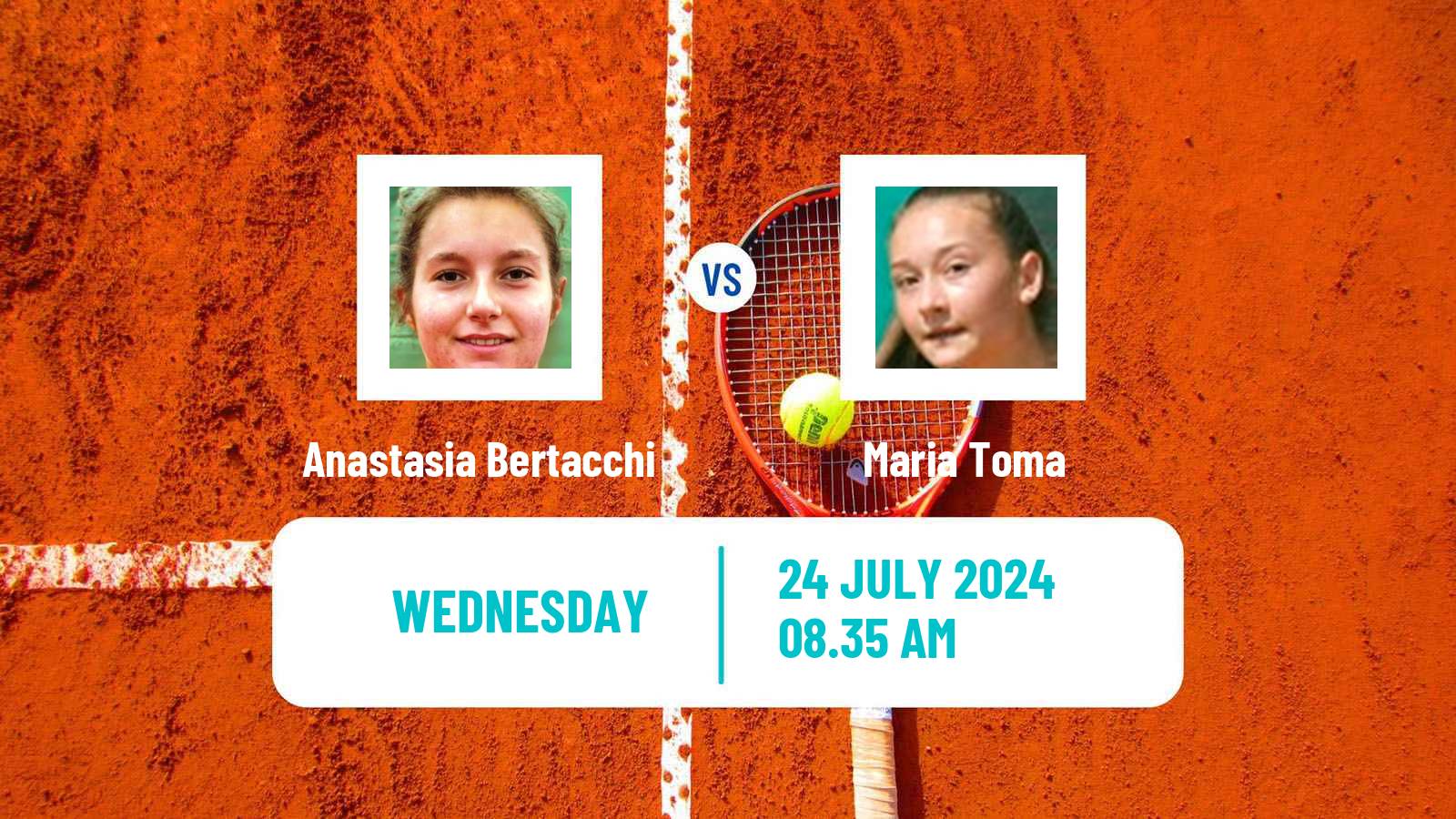 Tennis ITF W15 Viserba Women Anastasia Bertacchi - Maria Toma