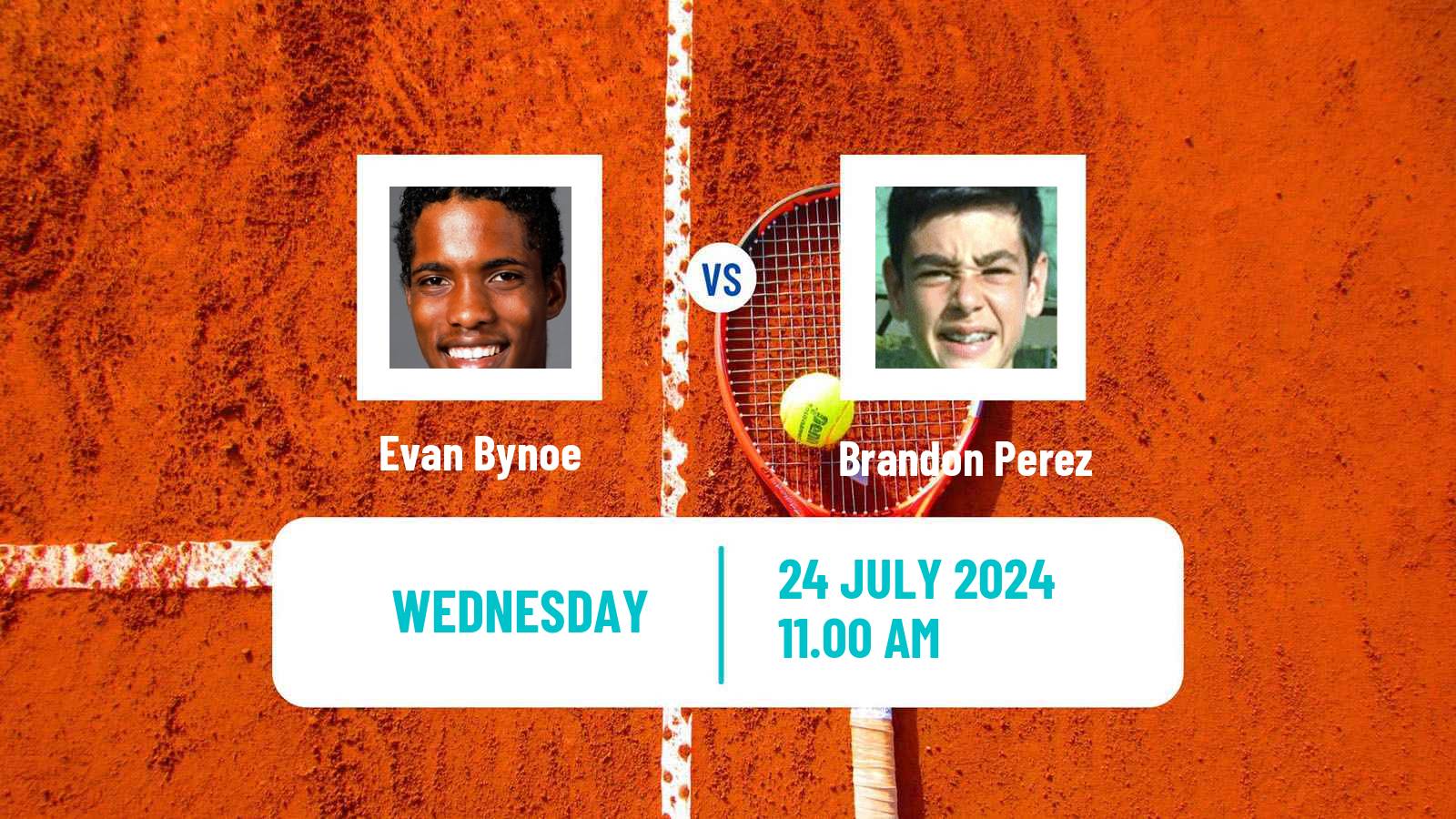 Tennis ITF M15 Huamantla 2 Men Evan Bynoe - Brandon Perez
