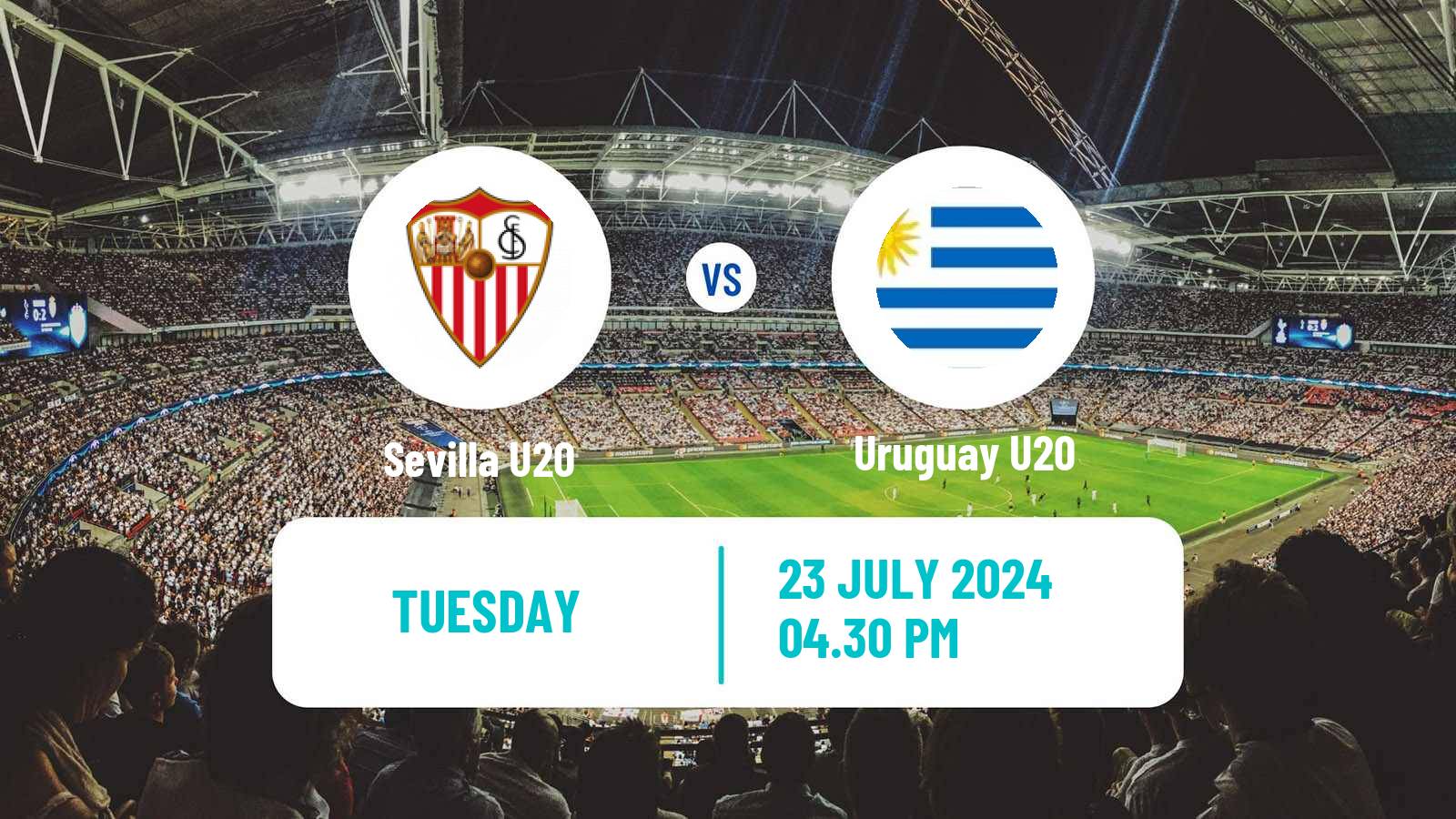 Soccer COTIF Tournament Sevilla U20 - Uruguay U20