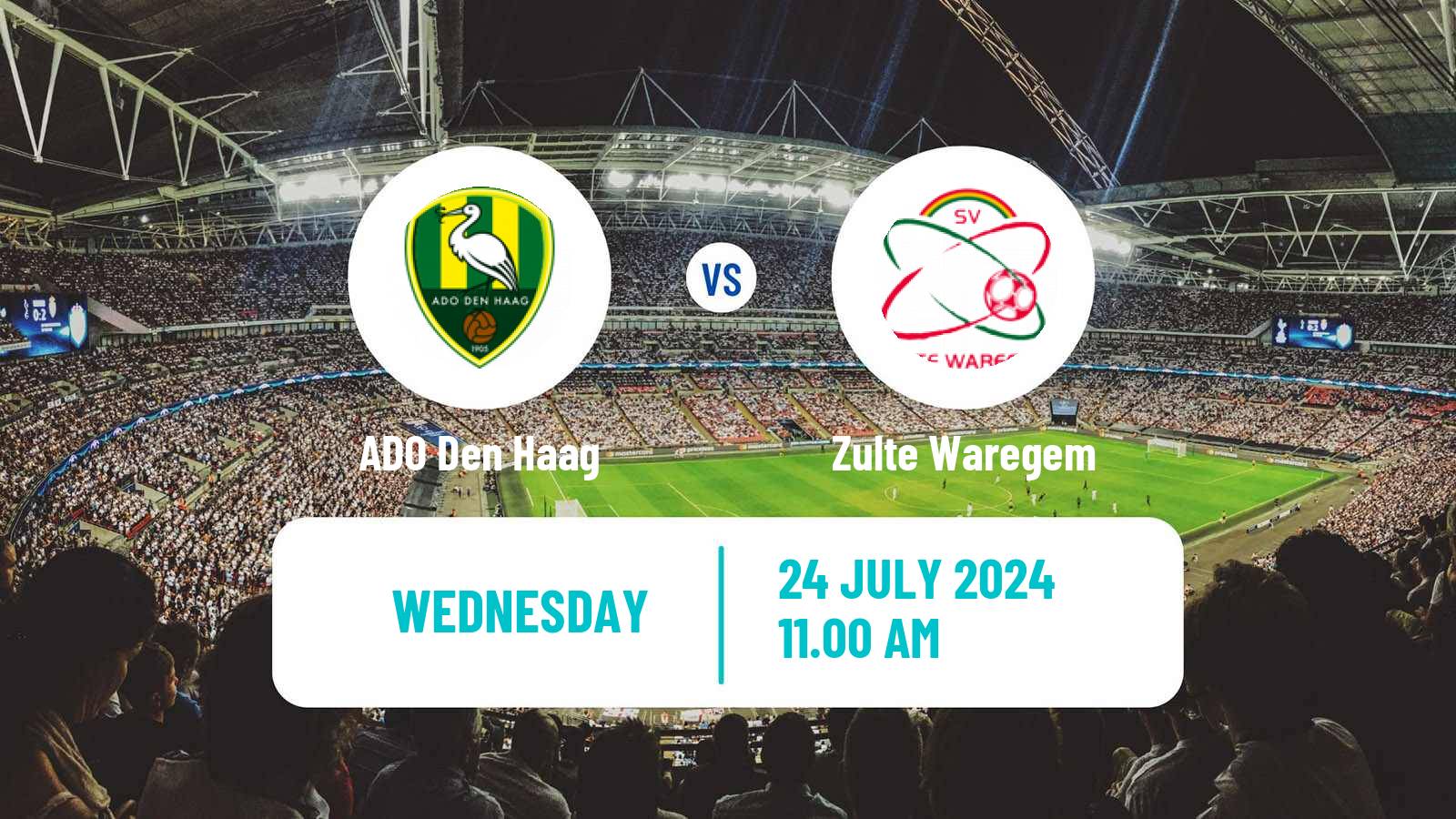 Soccer Club Friendly ADO Den Haag - Zulte Waregem