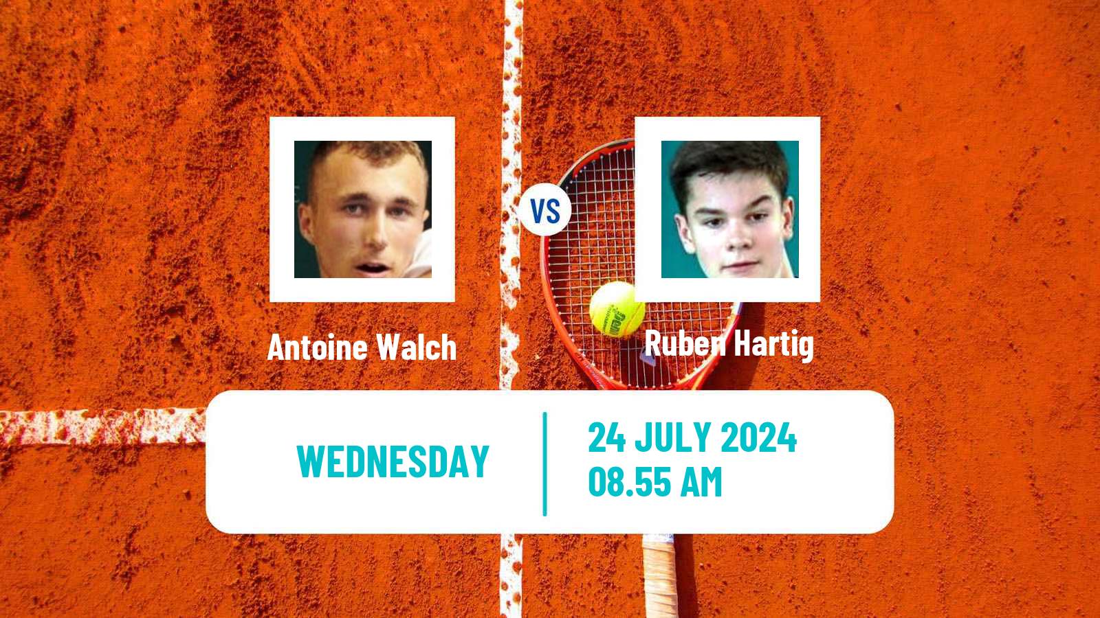 Tennis ITF M15 Metzingen Men Antoine Walch - Ruben Hartig