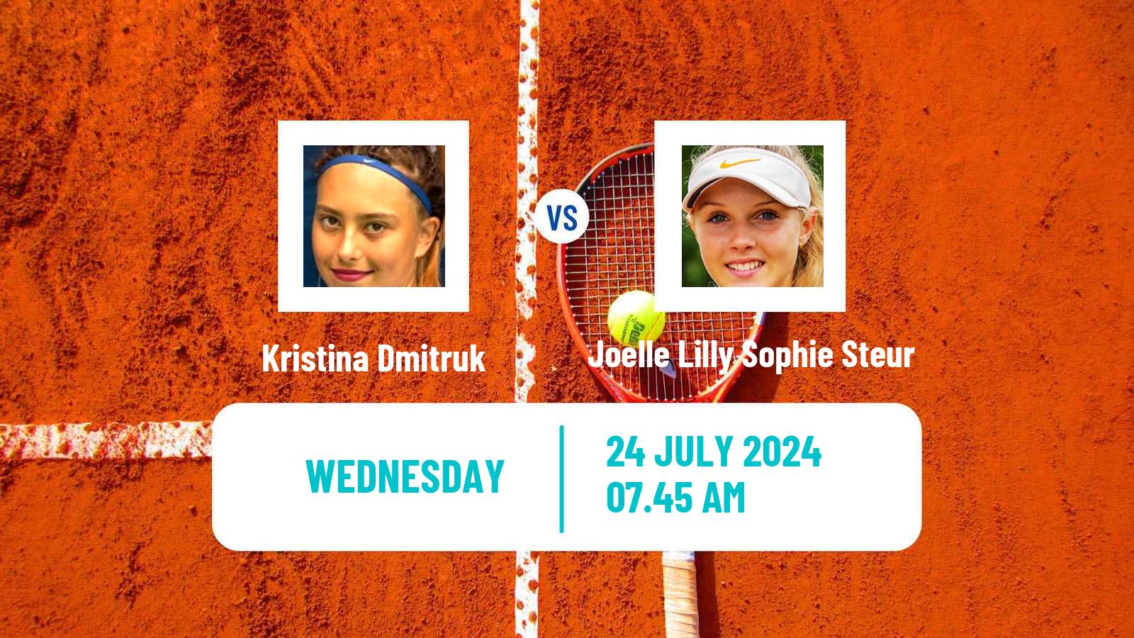 Tennis ITF W35 Casablanca Women Kristina Dmitruk - Joelle Lilly Sophie Steur