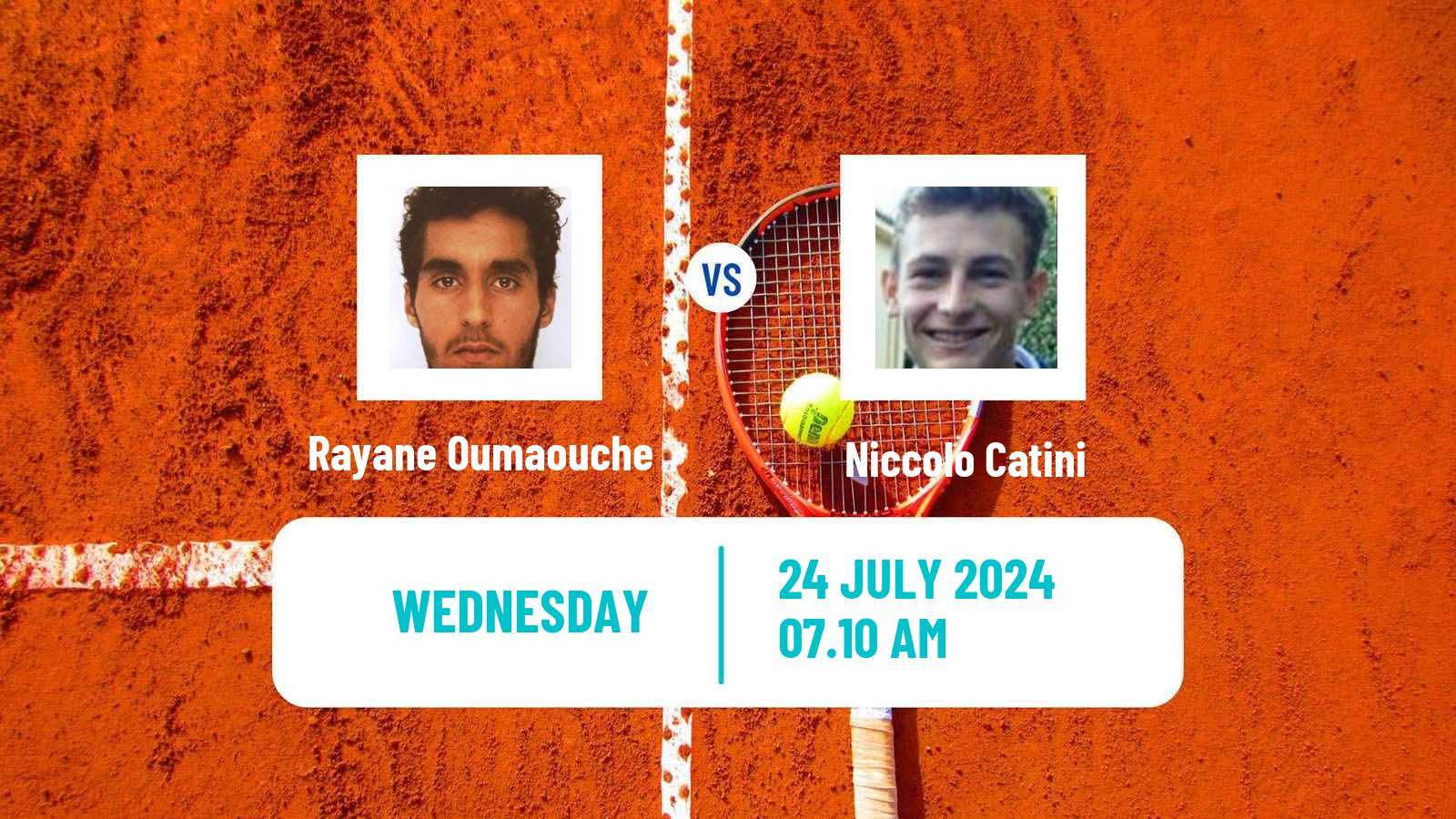 Tennis ITF M15 Perugia Men Rayane Oumaouche - Niccolo Catini