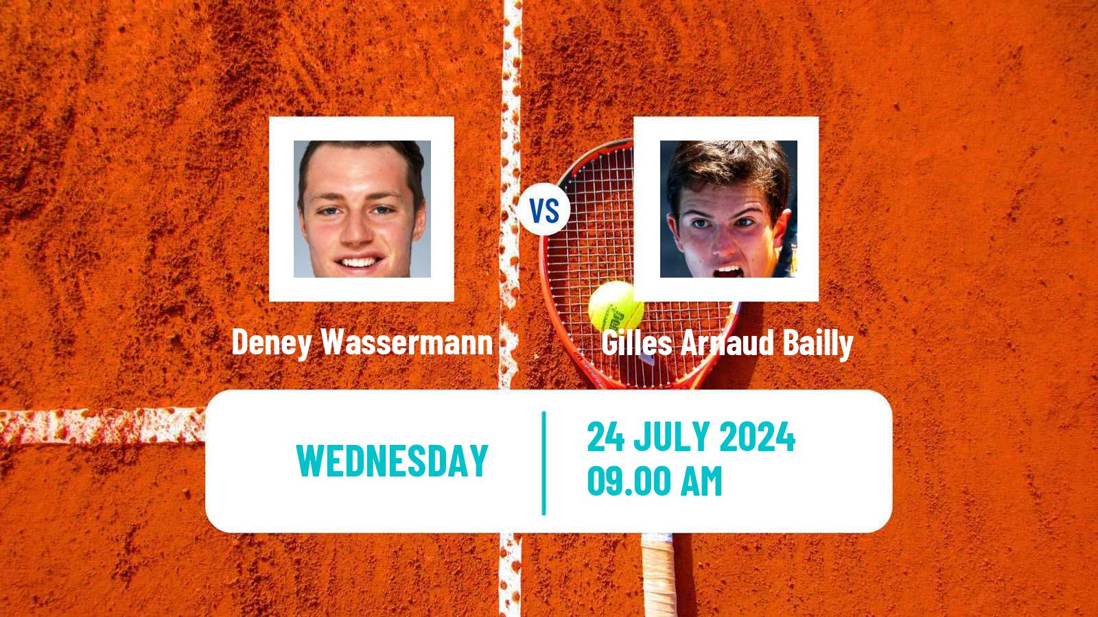 Tennis ITF M15 Metzingen Men Deney Wassermann - Gilles Arnaud Bailly