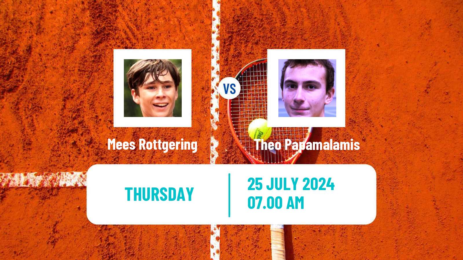Tennis ITF M15 Metzingen Men Mees Rottgering - Theo Papamalamis
