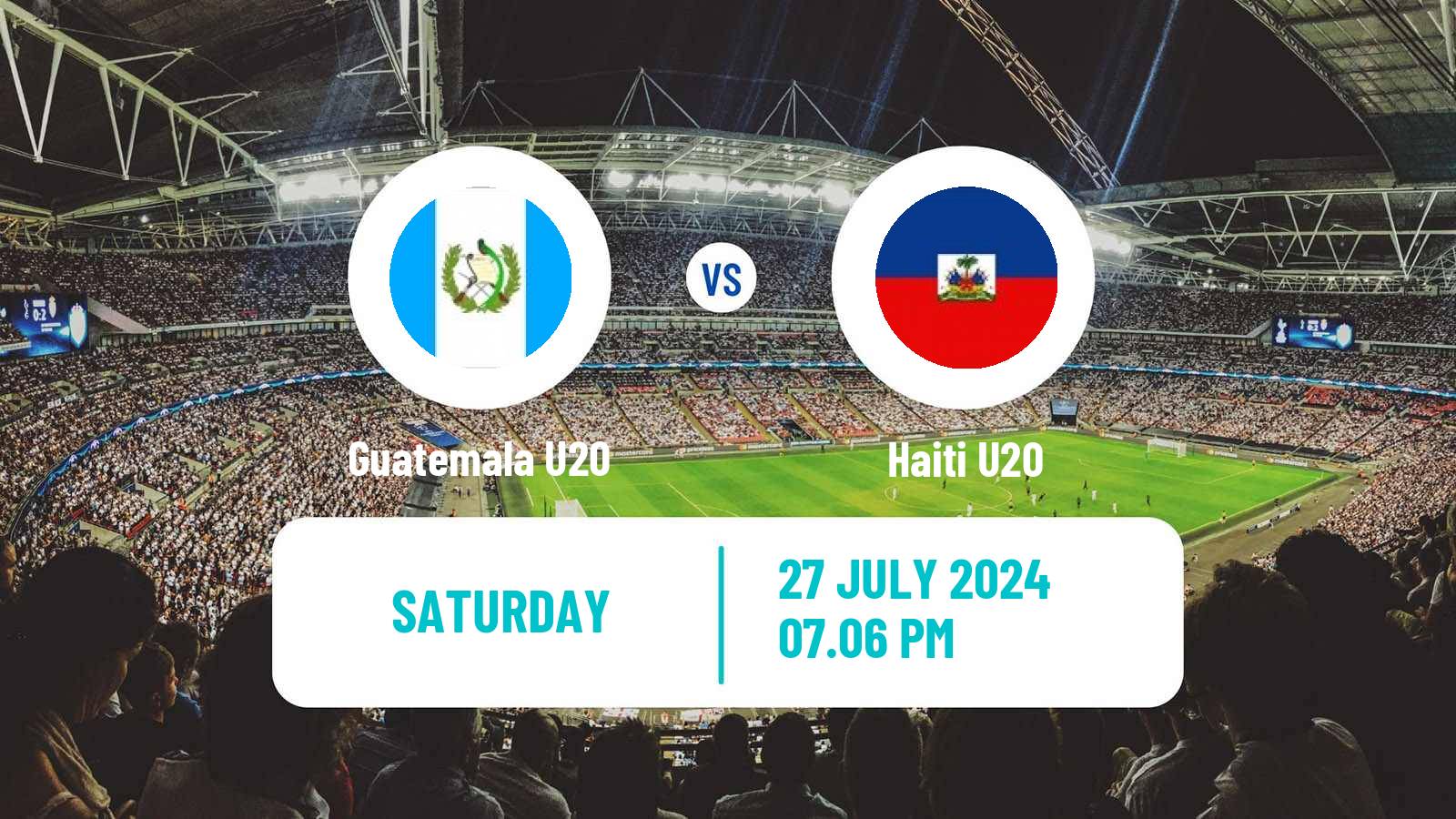 Soccer CONCACAF Championship U20 Guatemala U20 - Haiti U20