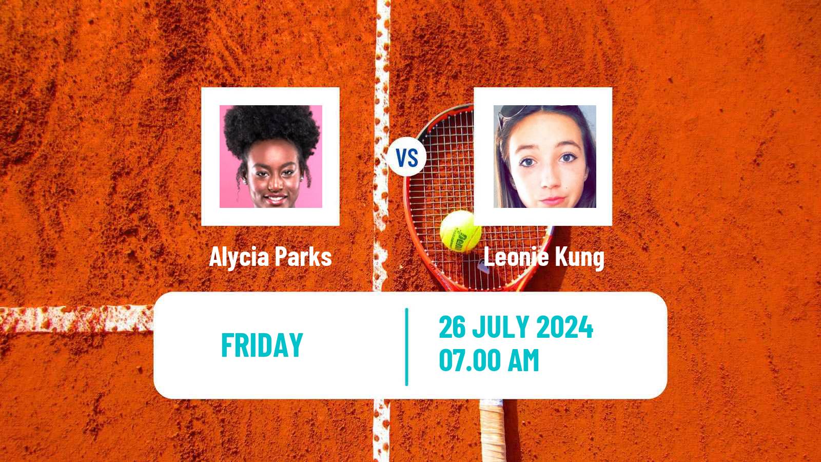 Tennis Warsaw Challenger Women Alycia Parks - Leonie Kung