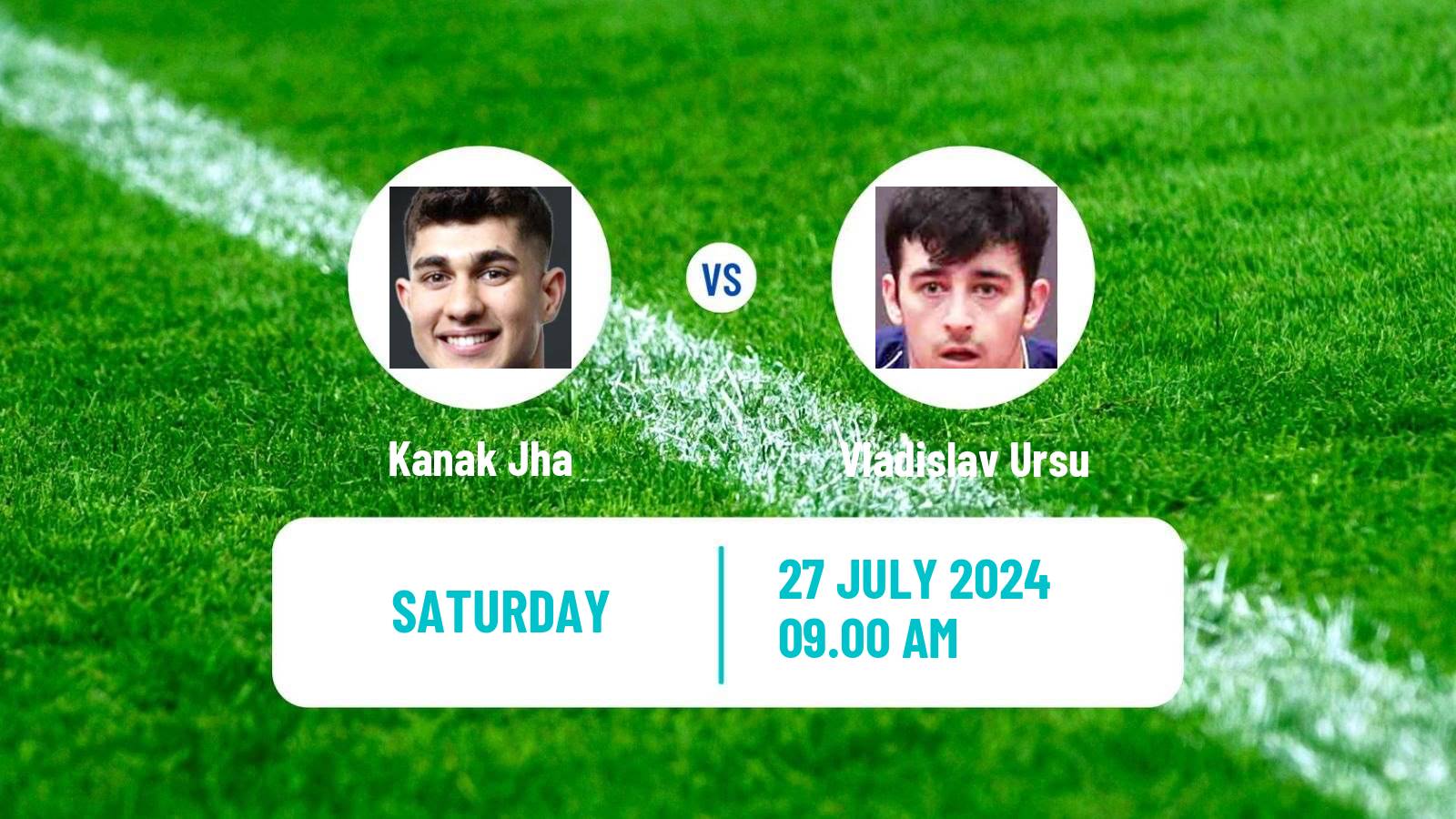 Table tennis Olympic Games Men Kanak Jha - Vladislav Ursu