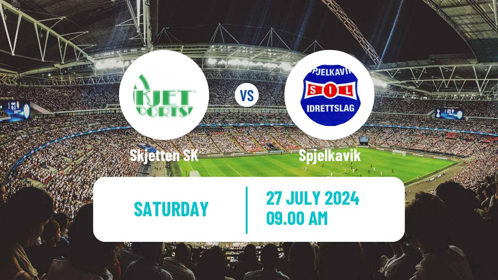 Soccer Norwegian Division 3 - Group 5 Skjetten - Spjelkavik
