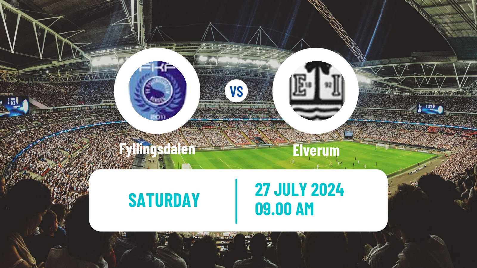 Soccer Norwegian Division 3 - Group 6 Fyllingsdalen - Elverum