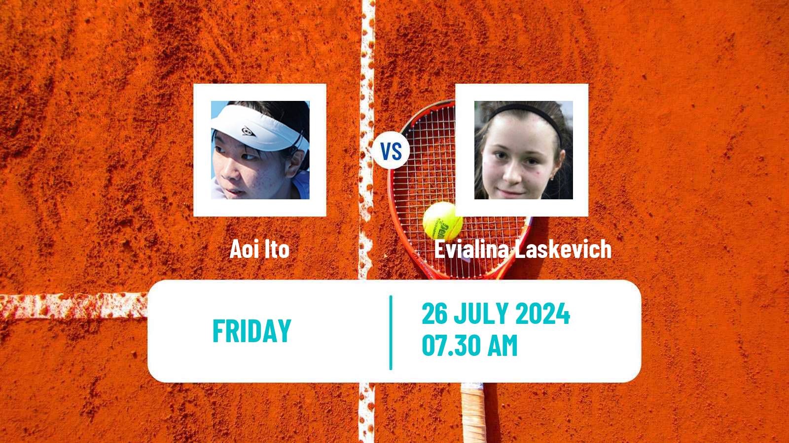 Tennis ITF W100 Figueira Da Foz Women Aoi Ito - Evialina Laskevich