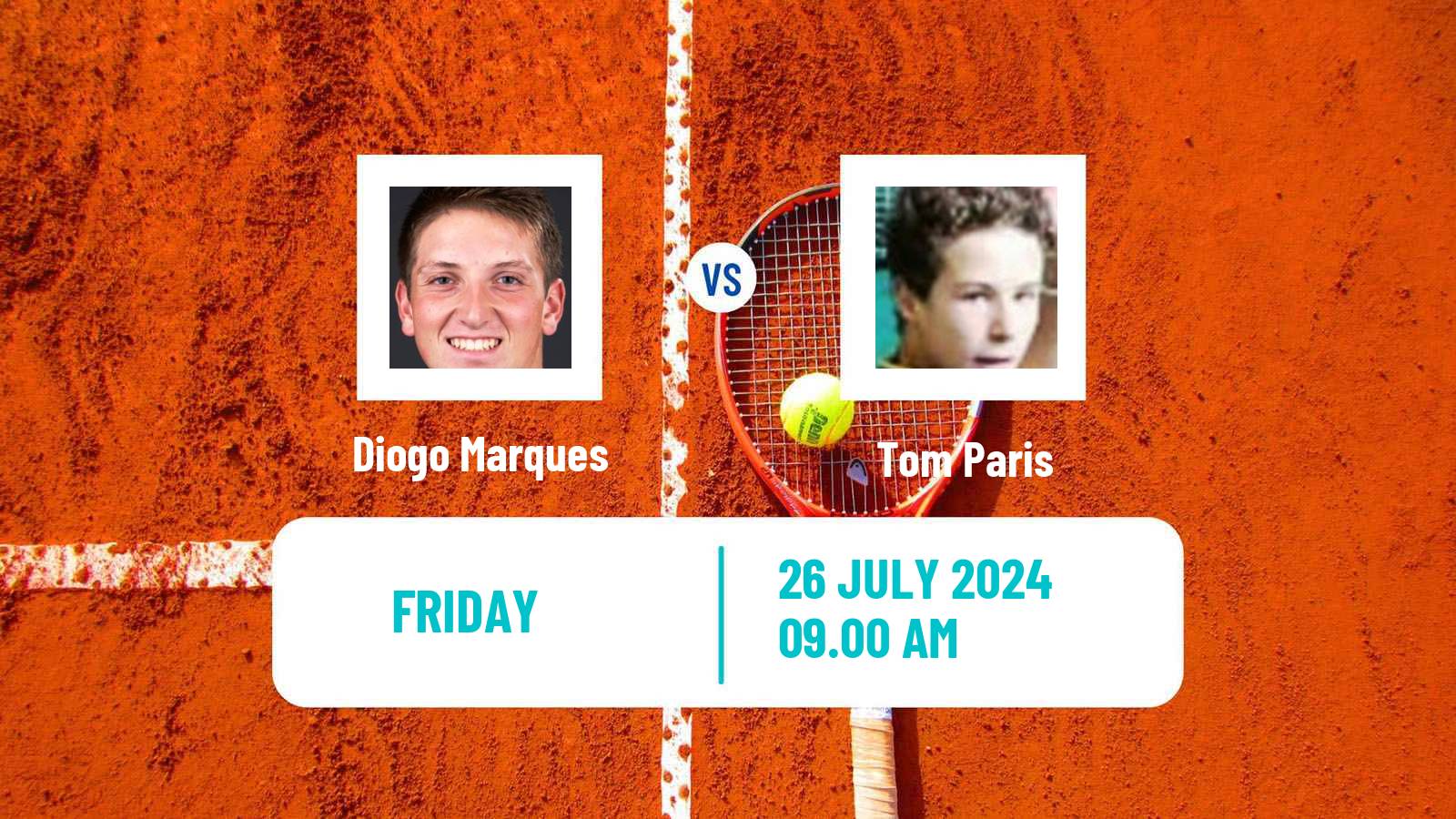 Tennis ITF M25 Porto Men Diogo Marques - Tom Paris