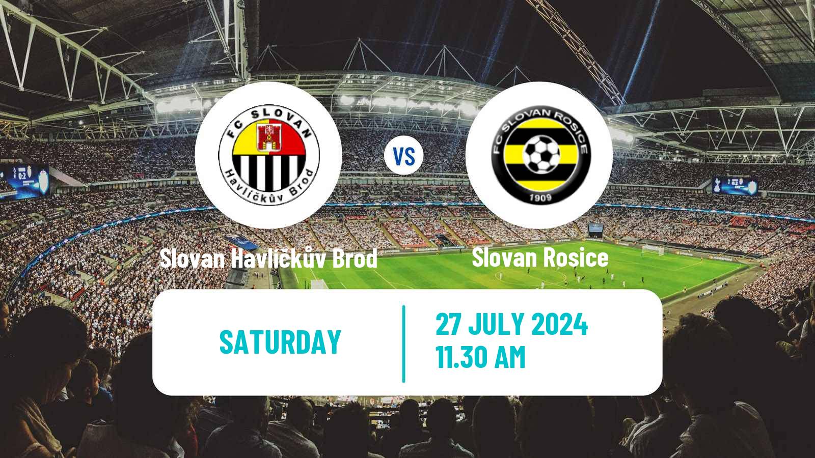 Soccer Czech Cup Slovan Havlíčkův Brod - Slovan Rosice