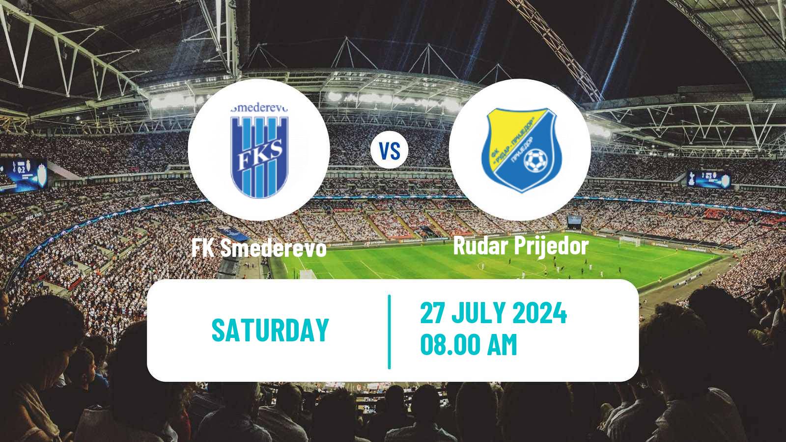 Football Club Friendly Smederevo - Rudar Prijedor