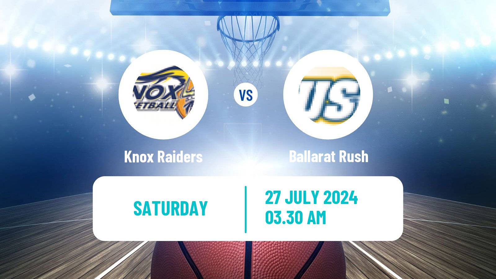 Basketball Australian NBL1 South Women Knox Raiders - Ballarat Miners