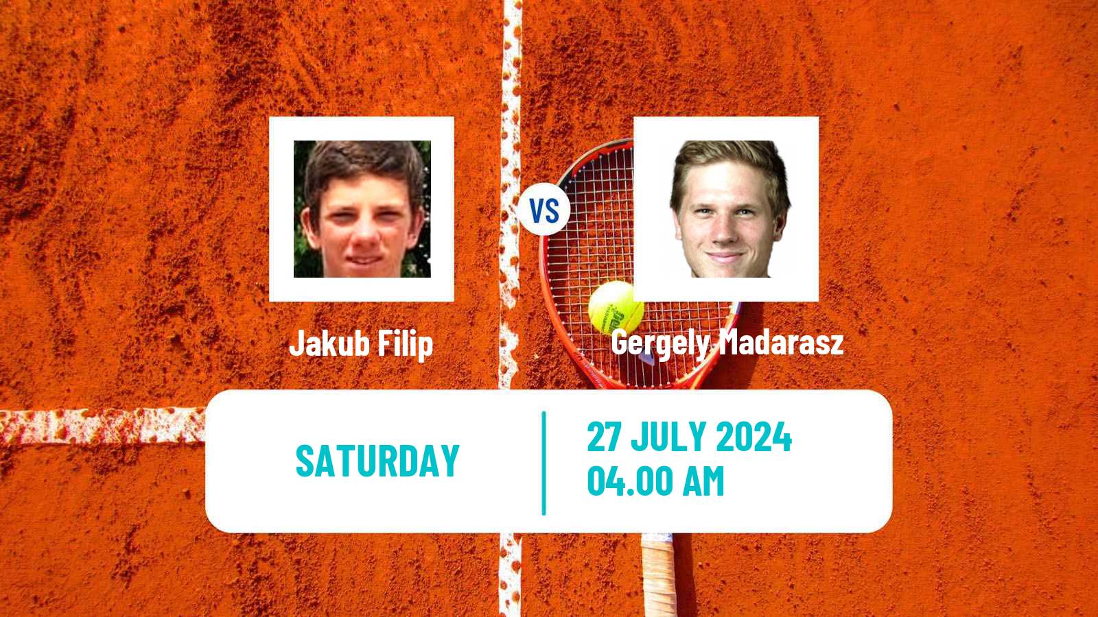 Tennis ITF M15 Poprad Men Jakub Filip - Gergely Madarasz