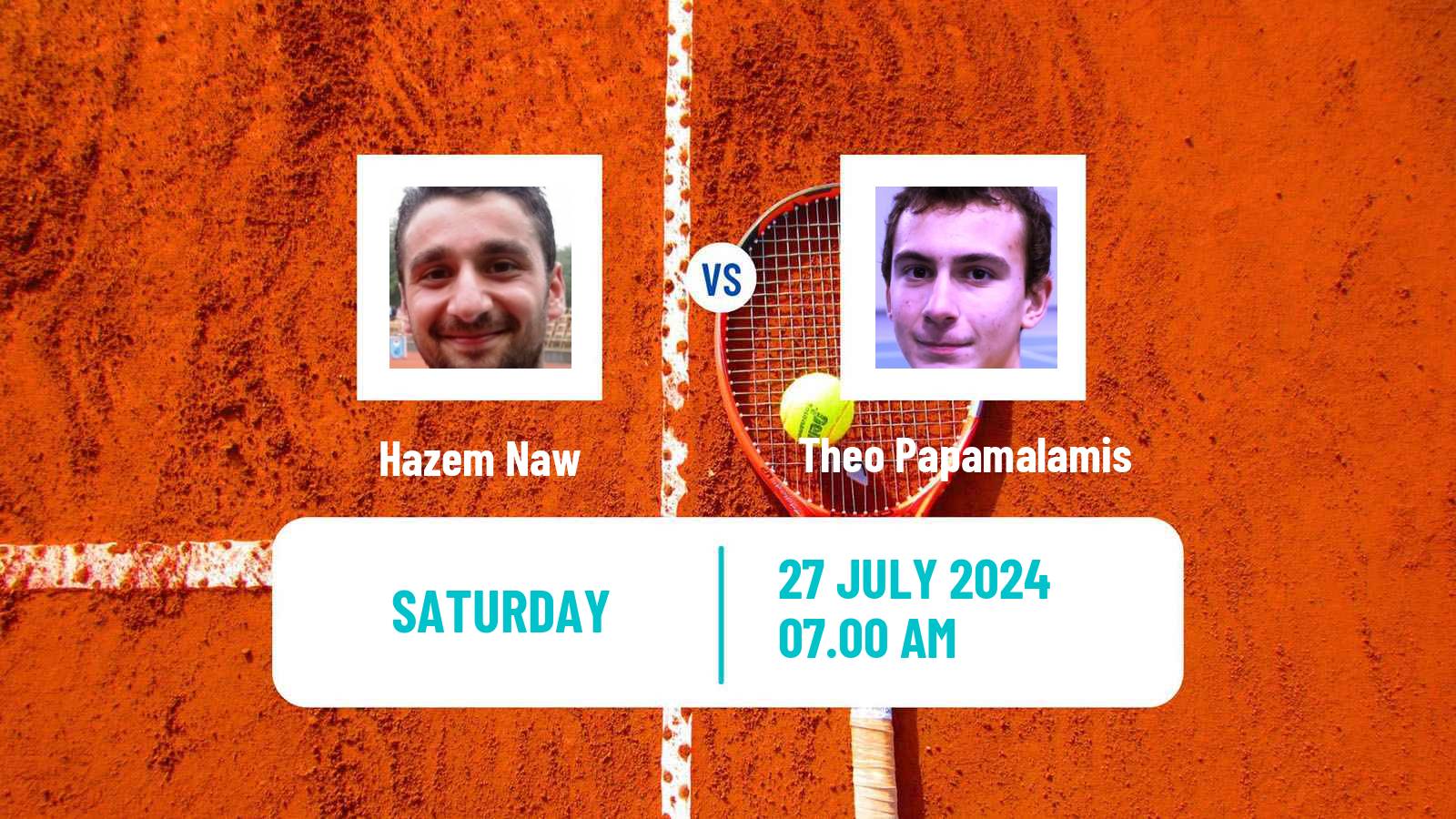 Tennis ITF M15 Metzingen Men Hazem Naw - Theo Papamalamis