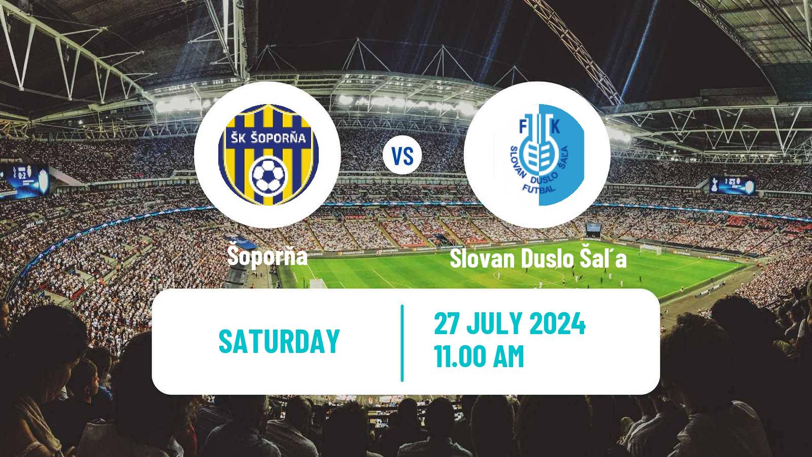Soccer Slovak Cup Šoporňa - Slovan Duslo Šaľa
