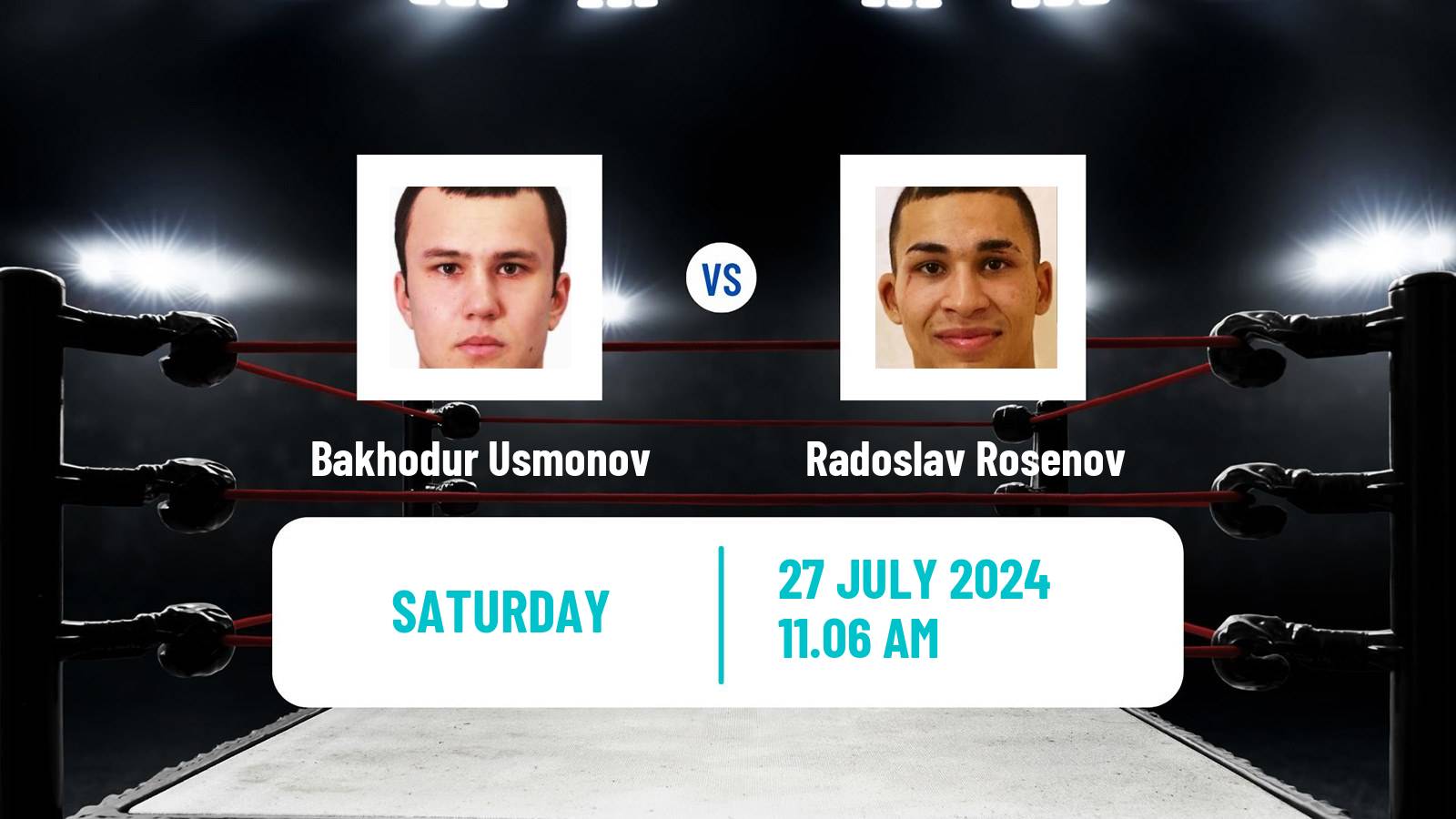 Boxing Lightweight Olympic Games Men Bakhodur Usmonov - Radoslav Rosenov