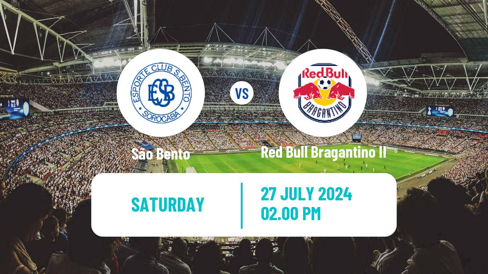 Soccer Brazilian Copa Paulista São Bento - Red Bull Bragantino II