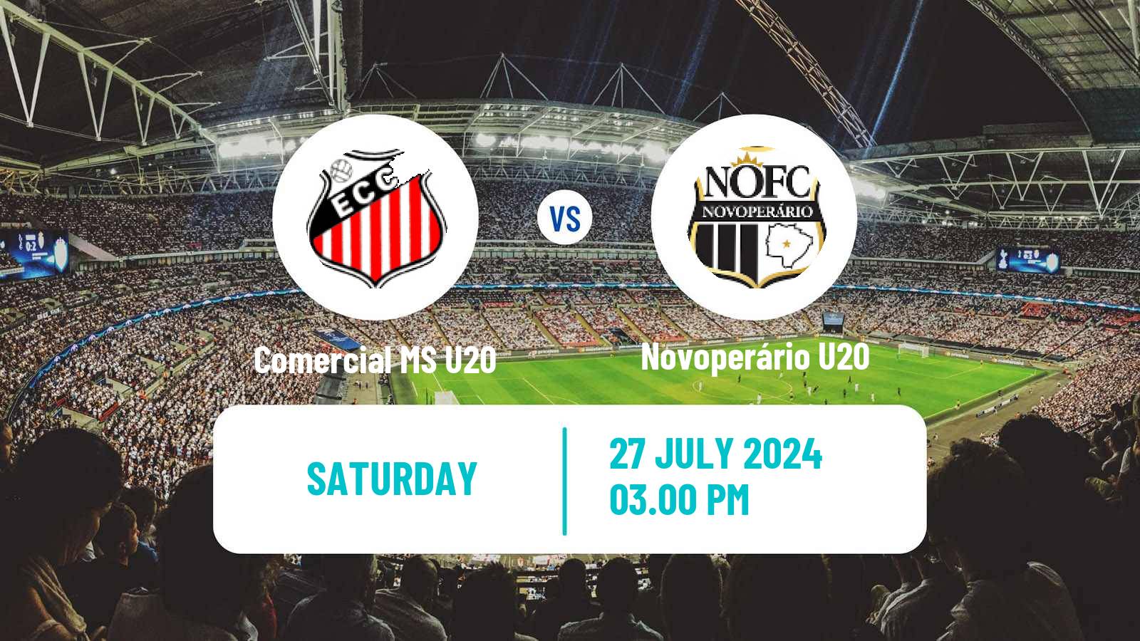 Soccer Brazilian Sul-Matogrossense U20 Comercial MS U20 - Novoperário U20