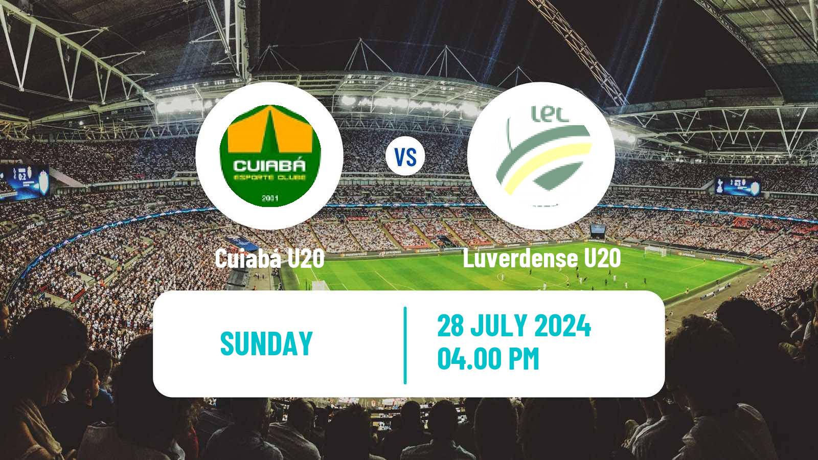 Soccer Brazilian Matogrossense U20 Cuiabá U20 - Luverdense U20