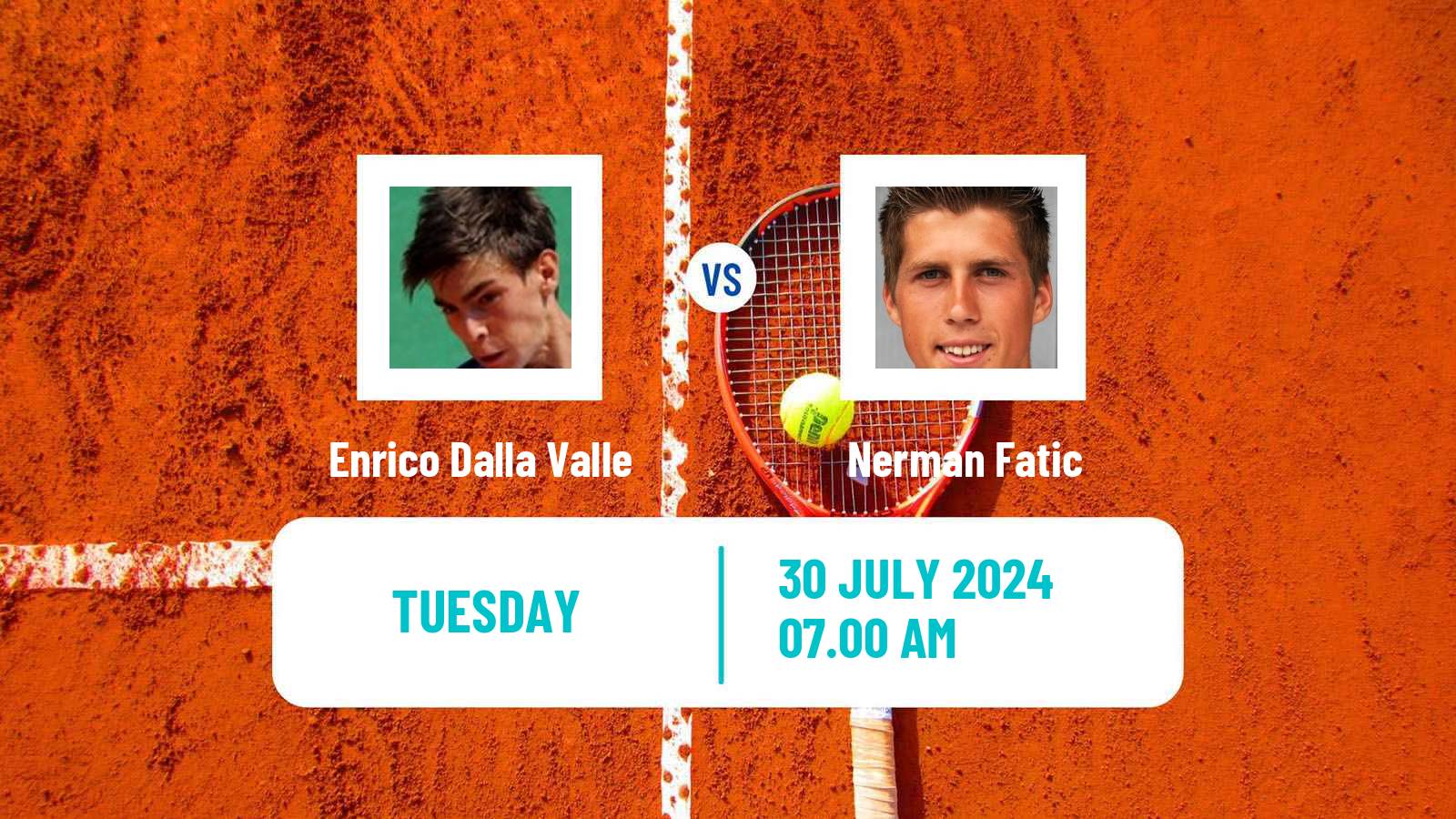 Tennis San Marino Challenger Men Enrico Dalla Valle - Nerman Fatic