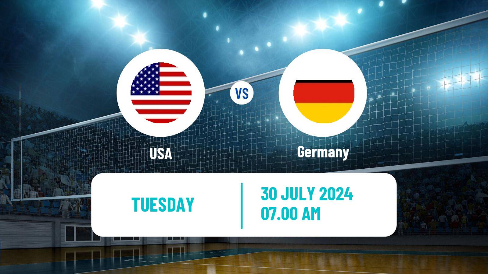 Volleyball Olympic Games - Volleyball USA - Germany