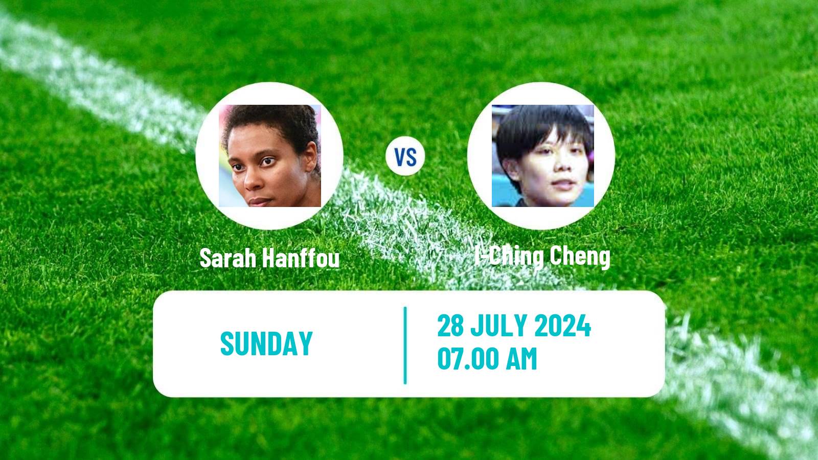 Table tennis Olympic Games Women Sarah Hanffou - I-Ching Cheng