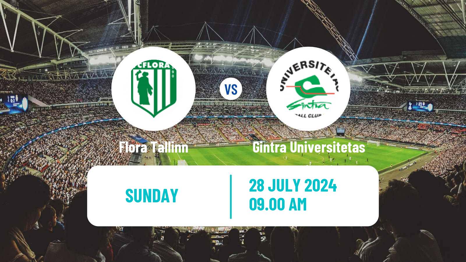Soccer Club Friendly Women Flora Tallinn - Gintra Universitetas