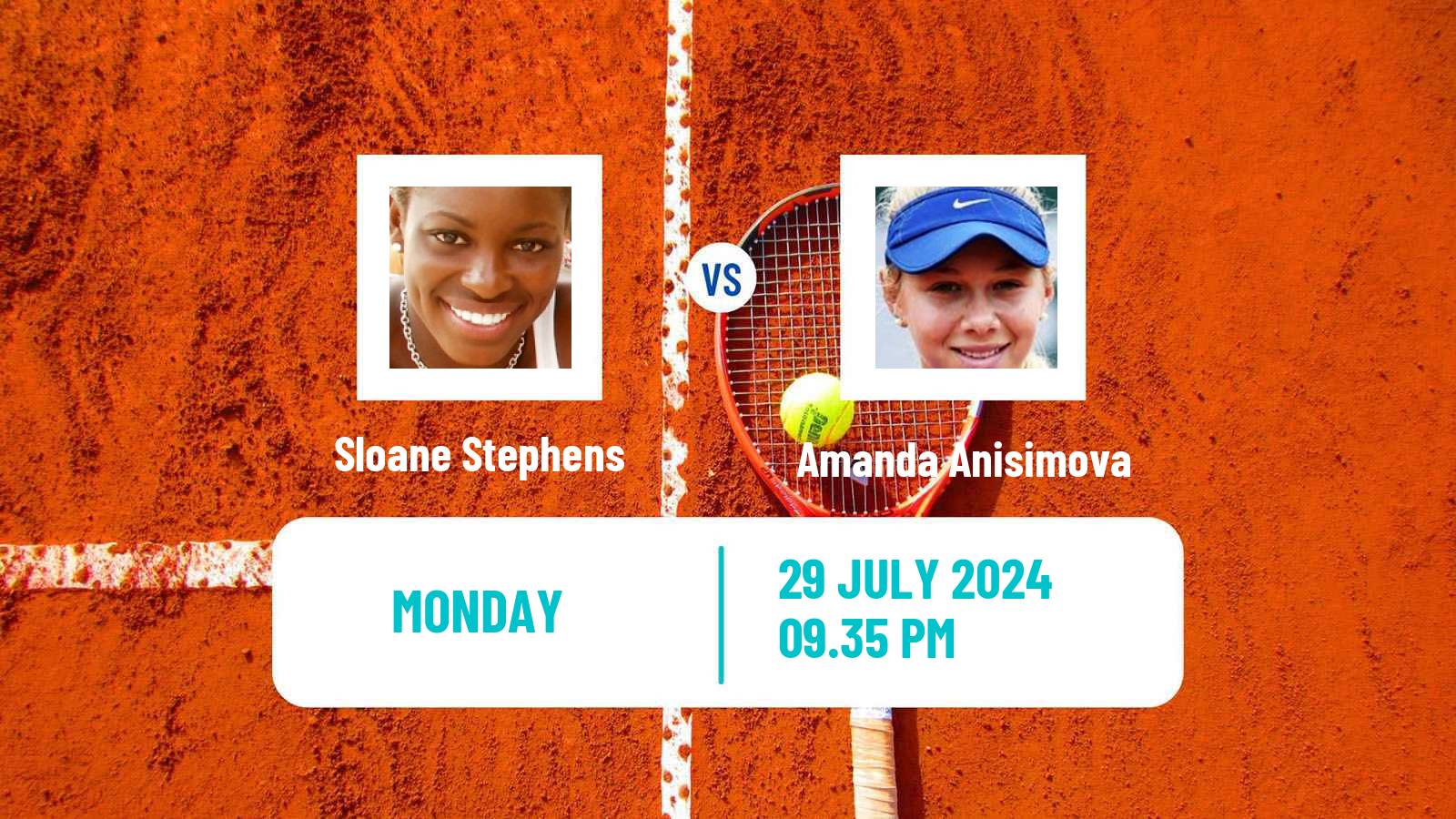 Tennis WTA Washington Sloane Stephens - Amanda Anisimova