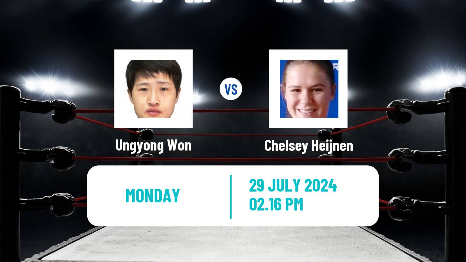Boxing Lightweight Olympic Games Women Ungyong Won - Chelsey Heijnen